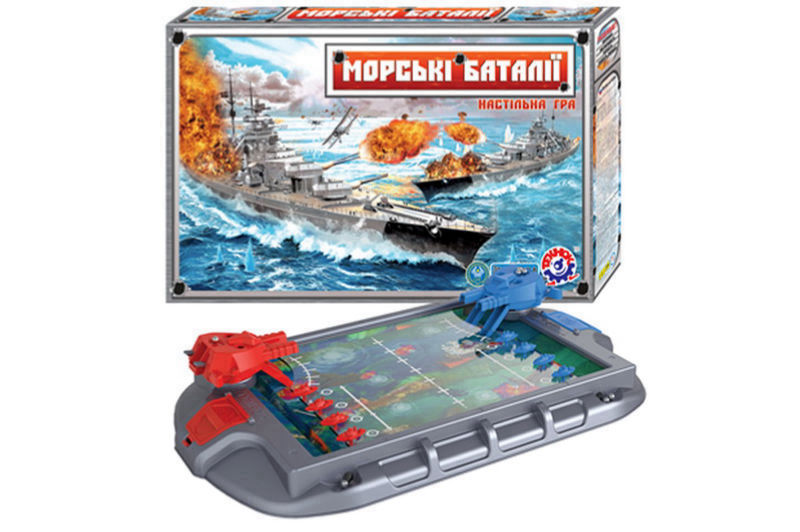 Настільна гра 1110 "Морські баталії" в коробці ТЕХНОК - Зображення 3
