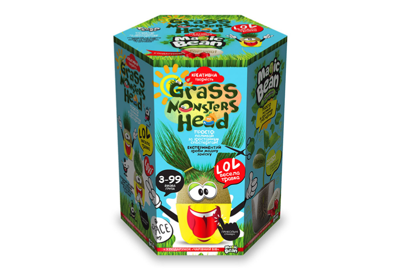 Набір для дослідів GMH-01-01U,02U,03U...08U GRASS MONSTERS HEAD DANKO - Зображення 5