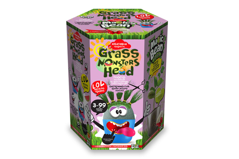 Набір для дослідів GMH-01-01U,02U,03U...08U GRASS MONSTERS HEAD DANKO - Зображення 3