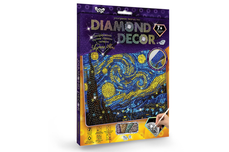 Набір для творчості DD-01-01,02..07,09,10,11 "DIAMOND DECOR" DANKO - Зображення 10