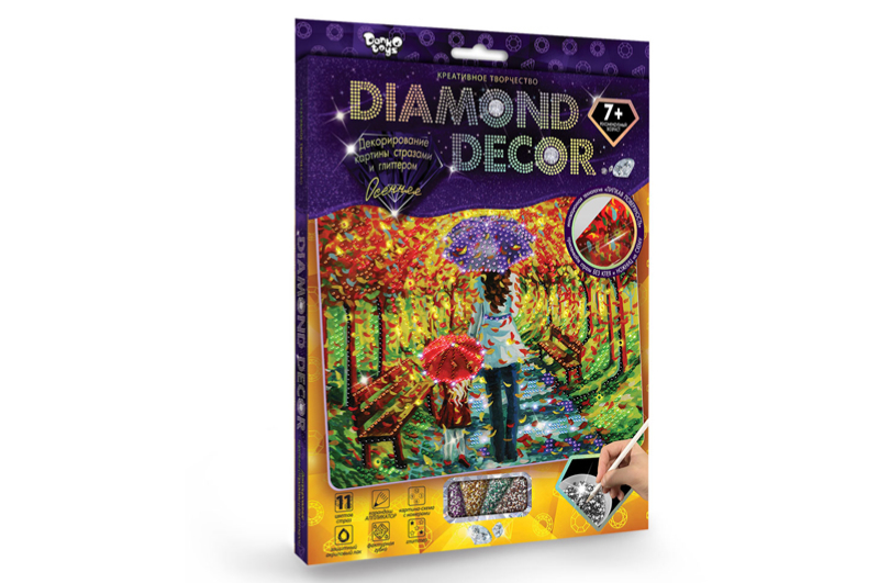 Набір для творчості DD-01-01,02..07,09,10,11 "DIAMOND DECOR" DANKO - Зображення 11