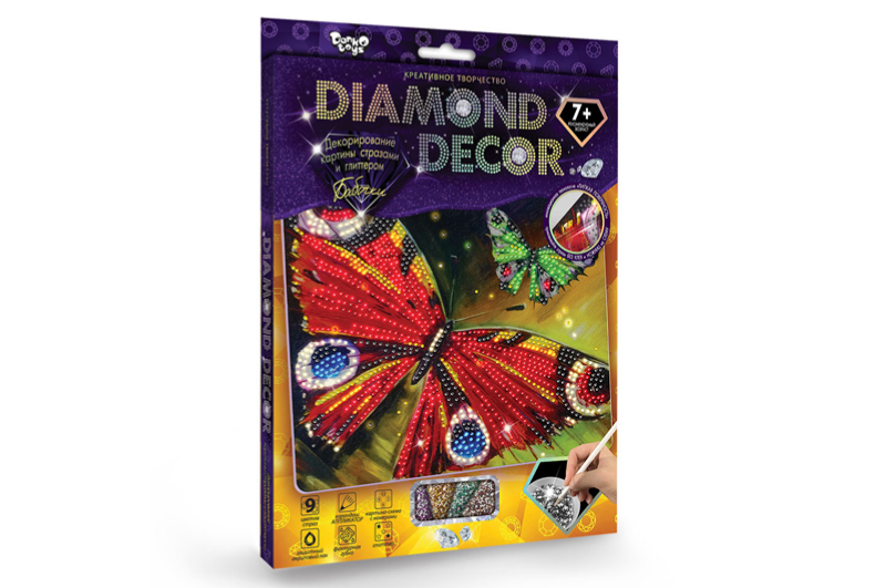 Набір для творчості DD-01-01,02..07,09,10,11 "DIAMOND DECOR" DANKO - Зображення 7