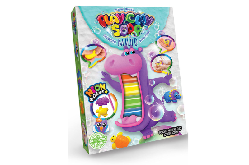 Набір для творчості PCS-03-01U,02U,03U,04U "Пластилінове Мило "PLAY CLAY SOAP" середній DANKO - Зображення 5