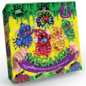 Набір для дослідів SLM-03-01U,02U "Crazy Slime 4в1" DANKO