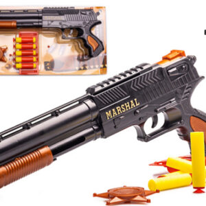 Пістолет "Маршал" з поролоновими патронами на блістері 915 GoldenGun