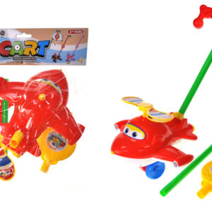 Каталка 9921A "Літачок" з музикою і світлом, в кульку р.35*26*15 см YG Toys