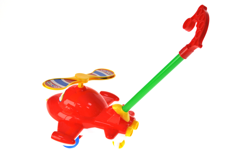 Каталка 9921A "Літачок" з музикою і світлом, в кульку р.35*26*15 см YG Toys - Зображення 2