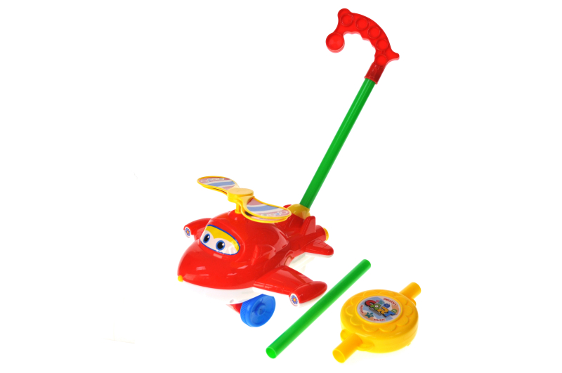 Каталка 9921A "Літачок" з музикою і світлом, в кульку р.35*26*15 см YG Toys - Зображення 4