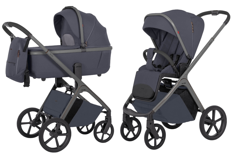Коляска універсальна Vector CRL-6550 2в1 Plum Grey CARRELLO