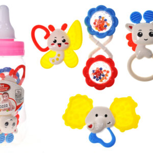 Набір брязкалець D222 в колбі 5 шт р.10x10x27 см YG Toys