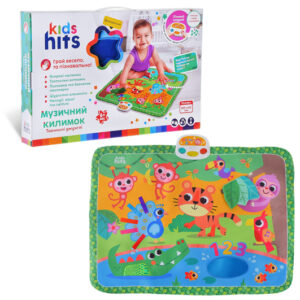 Килимок музичний KH05/003 "Таємничі джунглі" в коробці р.48x31x6 см KidsHits