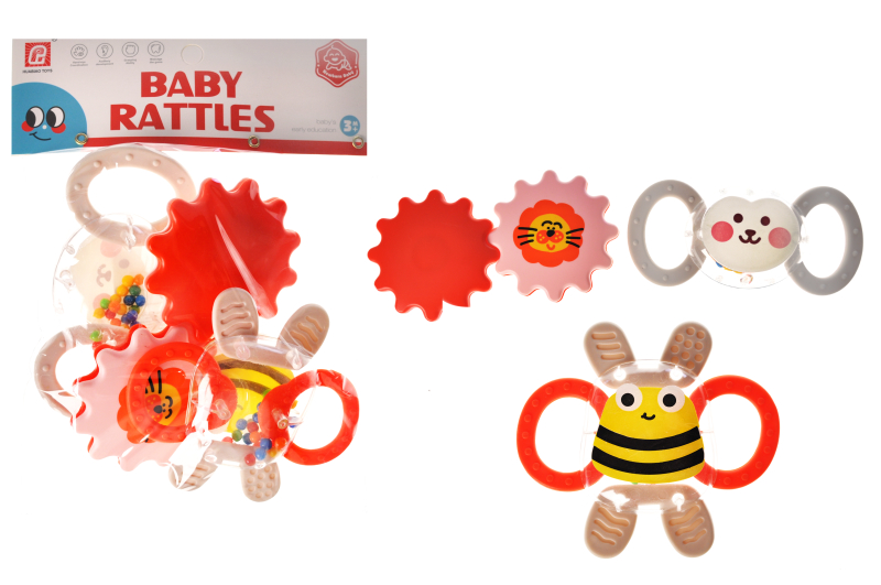Набір брязкалець D274 в кульку 3 шт. р.23x17 см YG Toys