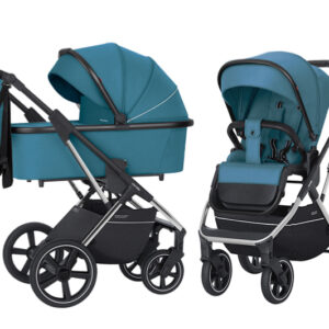 Коляска універсальна CRL-6505 "Aurora" Ocean Blue 2в1 CARRELLO