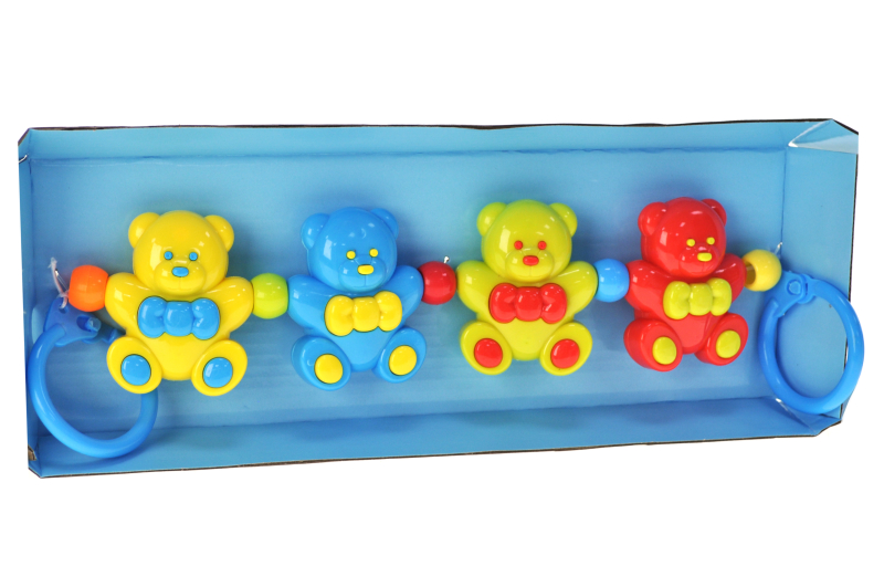 Брязкальце на візок C301-2 "Ведмедики" в коробці р.32,8x11x4,8 см YG Toys - Зображення 3