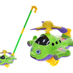 Каталка 9904A "Літачок" з ручкою, в кульку р.18x13,5x17 см YG Toys