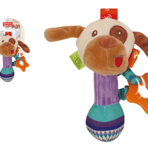 Брязкальце 033-26 "Собака" м'яке, на планшеті YG Toys
