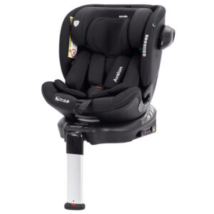 Автокрісло CRL-8805 "Avalon" Absolute Black i-Size 40-150см ISOFIX, поворот, опорна стійка CARRELLO