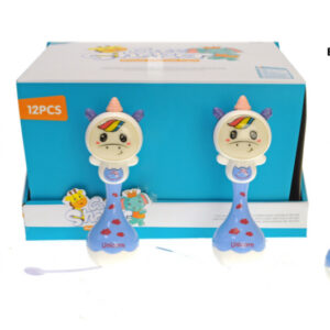 Брязкальце 855-108A "Єдиноріг" на батарейках, в дисплеї 12 шт. YG Toys