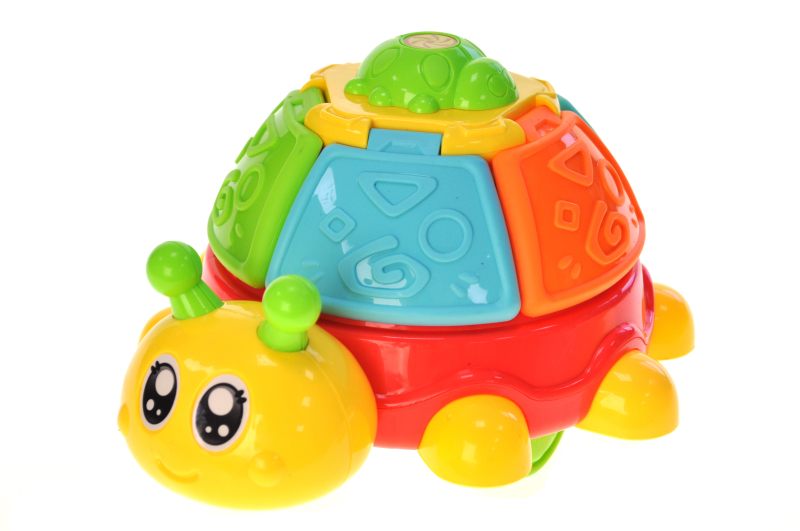 Каталка A0510 "Жук" з ручкою, в сітці р.20x16x16 см YG Toys - Зображення 3