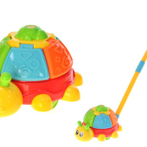 Каталка A0510 "Жук" з ручкою, в сітці р.20x16x16 см YG Toys