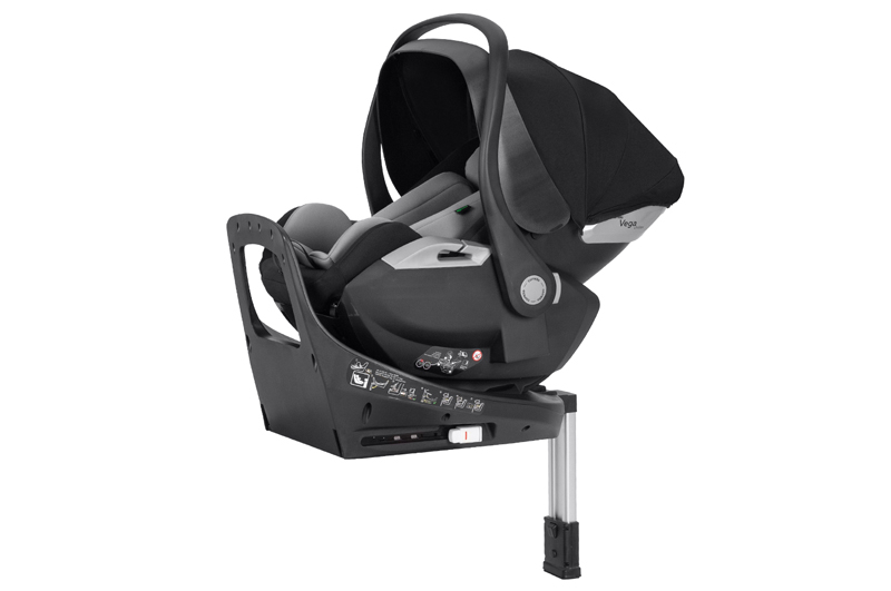 Автокрісло + база з обертанням CRL-18001 "Vega" chillax i-Size 40-87см ISOFIX CARRELLO