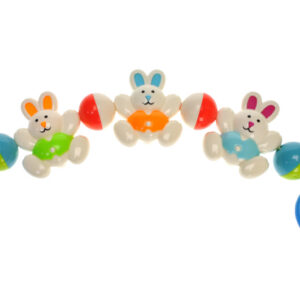 Брязкальце на коляску 6348B "Зайчики" в кульку р.40x10x2 см YG Toys