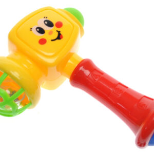 Брязкальце 8105 "Молоток" 2 кольори, в сітці YG Toys