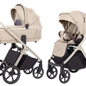 Коляска універсальна CRL-6550 "Vector" Seashell Beige 2в1 CARRELLO