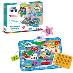 Килимок музичний KH04-004 "Велике місто" в коробці р.38x26x4 см KidsHits
