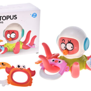 Іграшка для купання Q05Y "Восьминіг" в коробці р.18x10,2x15,8 см YG Toys