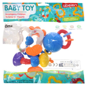 Набір брязкалець 530E в кульку 4 шт. р.27x28 см YG Toys