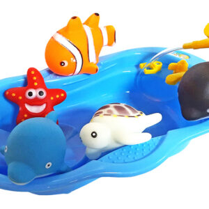 Набір пікалок 605-4 "Морський світ" з ванною, в кульку р.26x15x5 см YG Toys