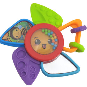 Брязкальце 8398-16 з прорізувачем, в кульку р.20x3x15 см YG Toys