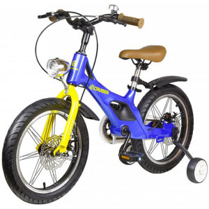 Дитячий велосипед Crussier ICONIC blue 18 дюймів, двоколісний Maraton