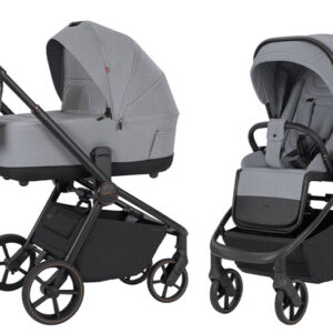 Коляска універсальна CRL-8510 "Epica" Silver Grey 2в1 CARRELLO
