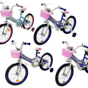 Велосипед дитячий 2-х колісний 18'' 211812 Like2bike Jolly, бузковий/бірюзовий рама сталь, з дзвінком, ручні гальма