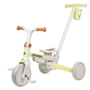 Триколісний біговел 3 в 1 Maraton Tri-cycle Cruiser Milano 001 cream з батьківською ручкою