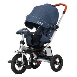 Велосипед триколісний TILLY TRAVEL T-387/1 Синій льон