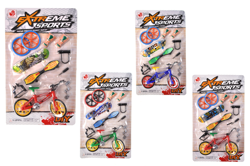 Ігровий набір BX-666A "Fingerboard Skate+BMX" на блістері YG Toys