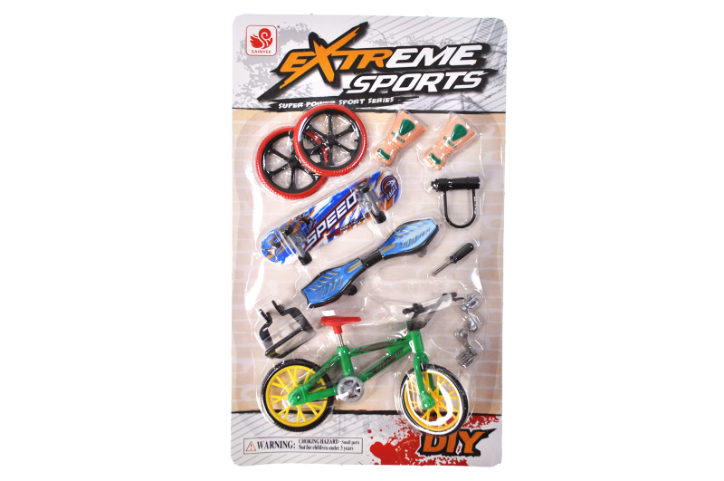 Ігровий набір BX-666A "Fingerboard Skate+BMX" на блістері YG Toys - Зображення 4