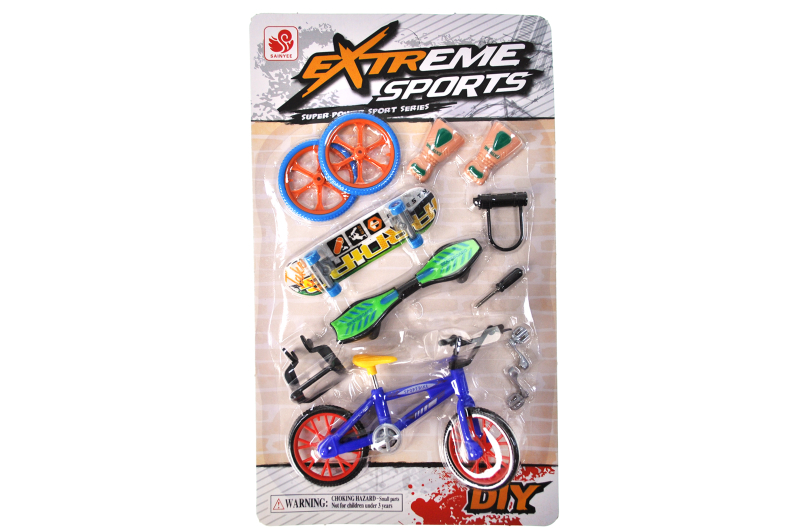 Ігровий набір BX-666A "Fingerboard Skate+BMX" на блістері YG Toys - Зображення 3