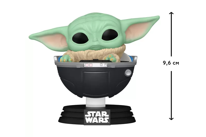 Ігрова фігурка FUNKO POP! серії "Мандалорець" 76551 МАЛЮК ҐРОГУ У ВІЗОЧКУ - Зображення 3