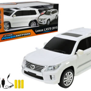 Машина PM2406 "POWERMOTORS", 1:24 LEXUS LX570 світло, акумулятор, батарейка, коробка р.26,5x14x10,5см.
