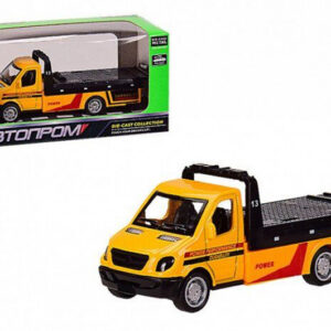 Машина металева 7401/AP7422 "АВТОПРОМ", евакуатор, 1: 50,2 кольори, у коробці 14,5 * 6 * 7см