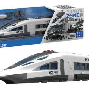 Електричка інерційна YW9096 озвучена, зі світлом, в коробці р.50x12,5x16 см YG Toys
