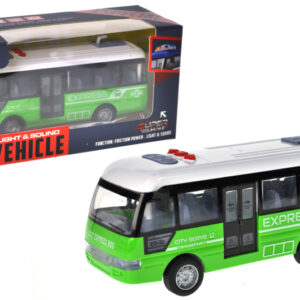 Автобус інерційний YM-9907B озвучений, зі світлом, в коробці р.23x9x12 см YG Toys