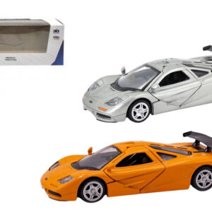 Машина 250412U "MCLAREN F1 1992" сірий, помаранчевий TECHNODRIVE
