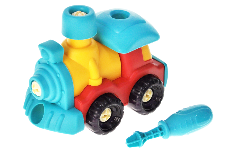 Потяг конструктор 2026-C в сітці р.16x10x12 см YG Toys - Зображення 2