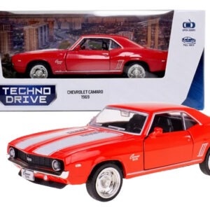 Машина 250336U "CHEVROLET CAMARO 1969" червоний TECHNODRIVE
