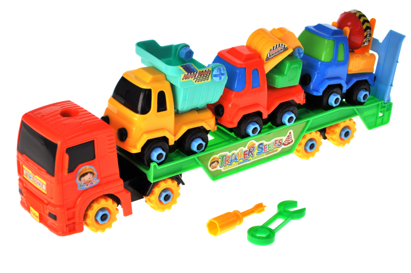Автовоз конструктор 8636A в кульку р.43x5x6 см YG Toys - Зображення 3